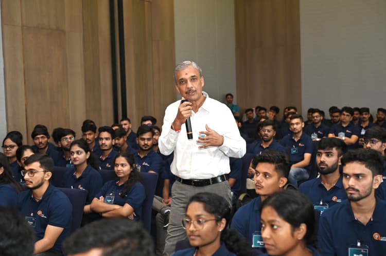 Employees of Aarti Industries engaged in team-building or engagement activity